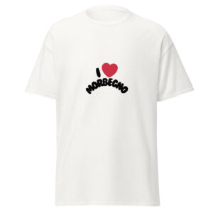 t shirt classica unisex i love morbegno