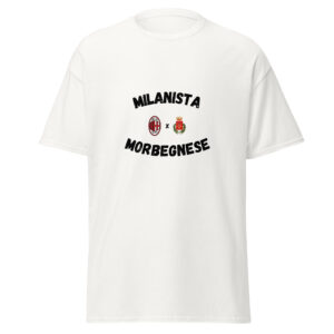 t shirt classica unisex milanista morbegnese